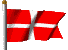 danska flaggan viftar