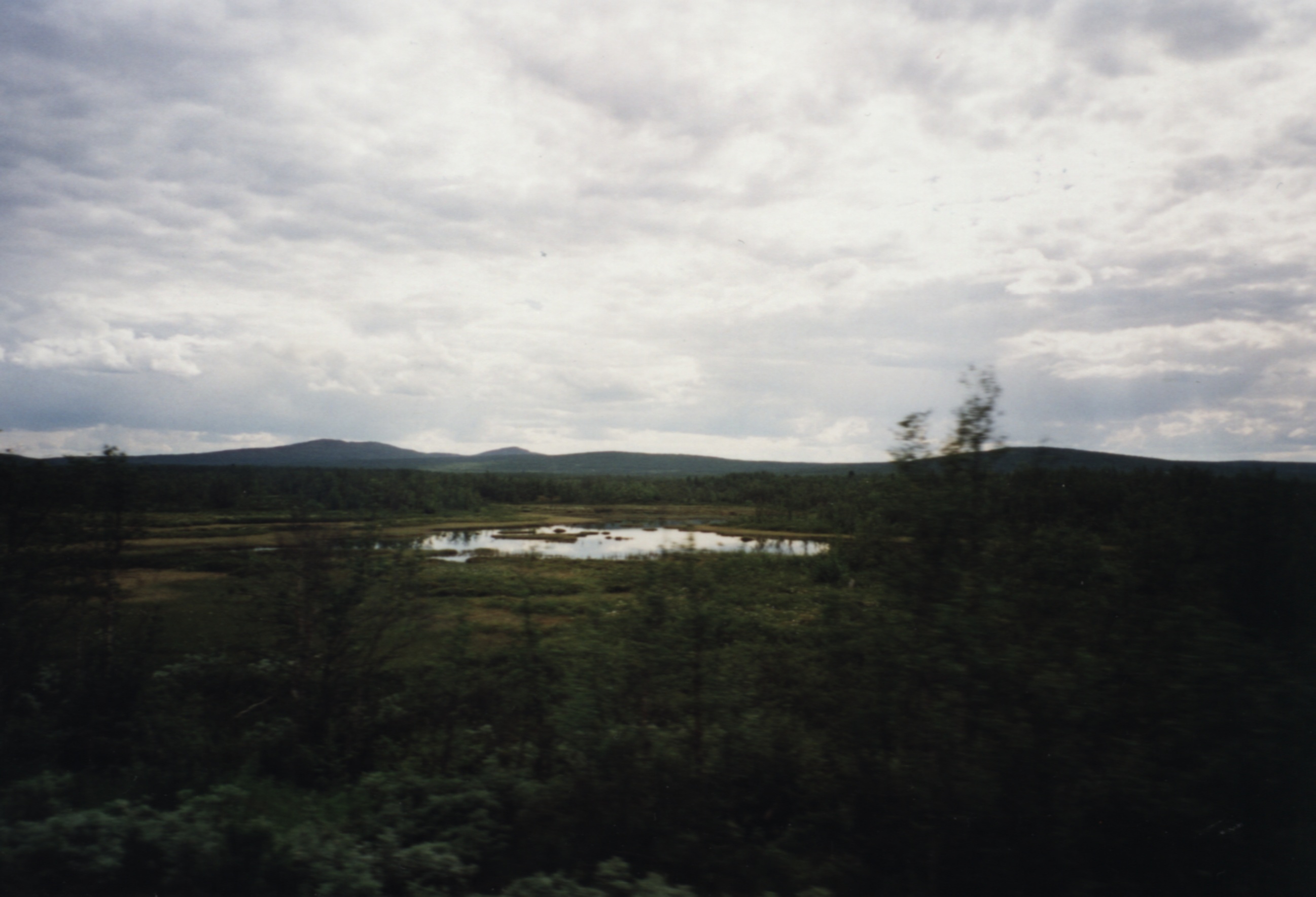 typisk landskap i Kirunatrakten