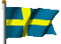 svenska flaggan viftar
